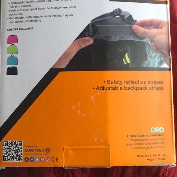 New Miami Foldable Backpack @ - Picture 2 of 2